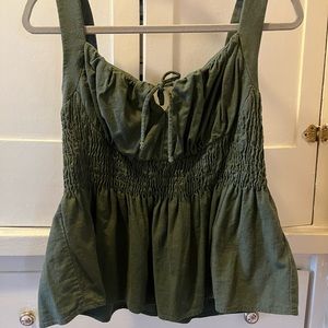Anthropologie peplum top